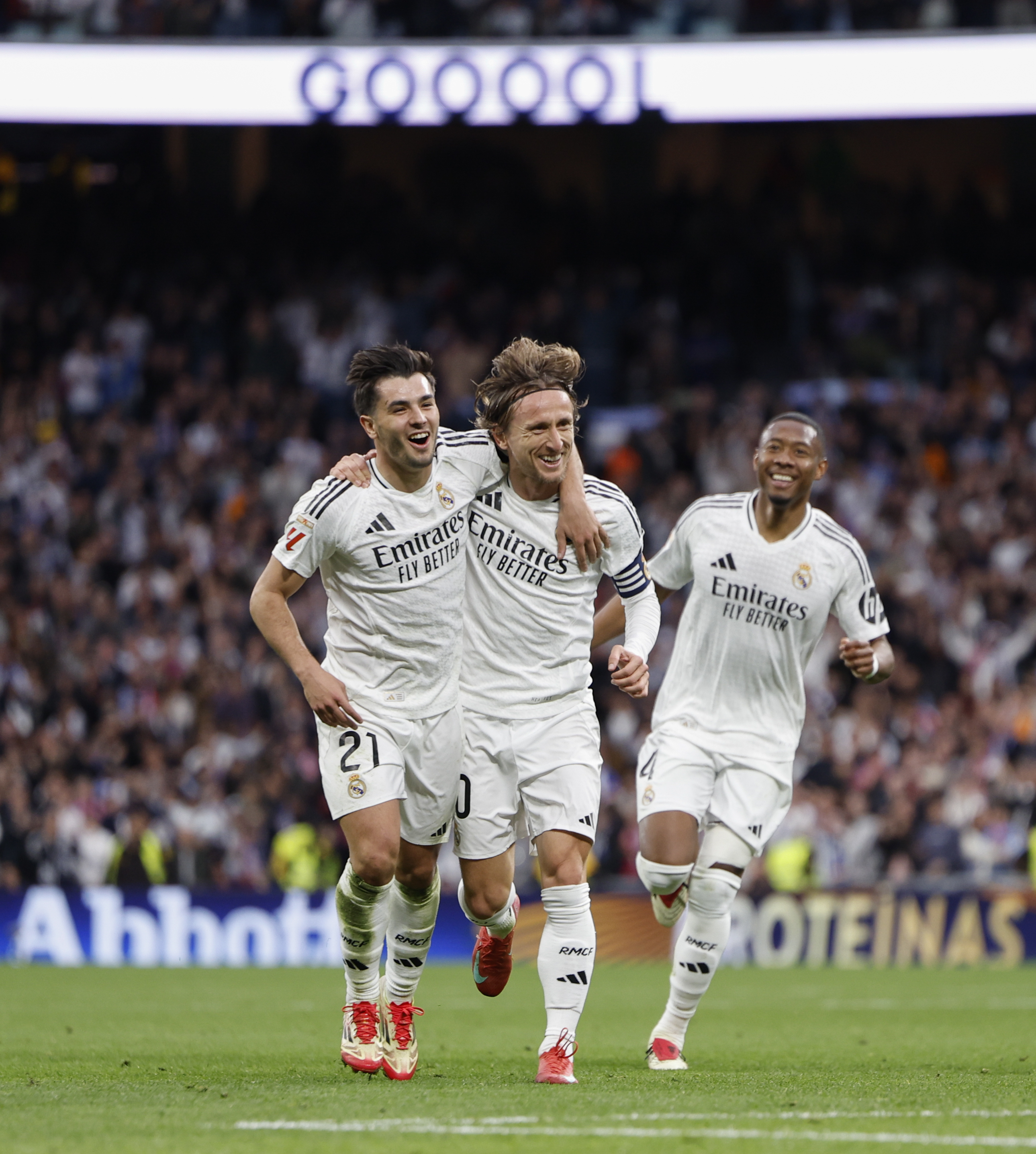 Real Madrid team celebration